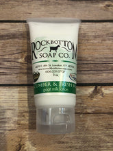 Load image into Gallery viewer, Goat Milk Lotion 3 Oz. Cucumber & Fresh Mint