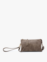 Load image into Gallery viewer, Riley 3 Compartment Crossbody/Wristlet - Slate