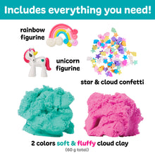 Load image into Gallery viewer, Sensory Mini Play Kit Jar with Cloud Clay - Unicorn Theme
