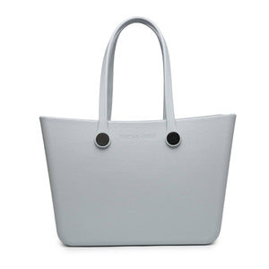 Carrie Versa Tote w/ Interchangeable Straps - Pale Grey