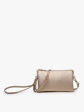 Load image into Gallery viewer, Riley 3 Compartment Crossbody/Wristlet - Slate