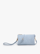 Load image into Gallery viewer, Riley 3 Compartment Crossbody/Wristlet - Slate