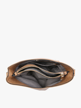 Load image into Gallery viewer, Emma 3 Compartment Crossbody w/ Snap Closure-Rust