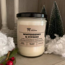 Load image into Gallery viewer, Winterberry &amp; Cypress Soy Candle