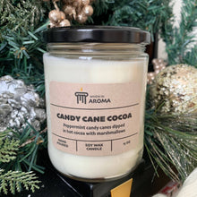 Load image into Gallery viewer, Candy Cane Cocoa Soy Candle