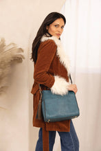 Load image into Gallery viewer, Lyla 2-in-1 Bucket Bag w/ Guitar Strap - Camel/Coffee