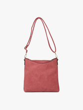 Load image into Gallery viewer, Emma 3 Compartment Crossbody w/ Snap Closure-Rust