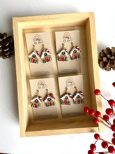 Load image into Gallery viewer, Gingerbread House Dangle Earrings