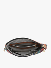 Load image into Gallery viewer, Meriam Clutch Crossbody/Wristlet - Navy &amp; Green Plaid