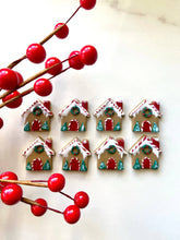 Load image into Gallery viewer, Gingerbread House Dangle Earrings