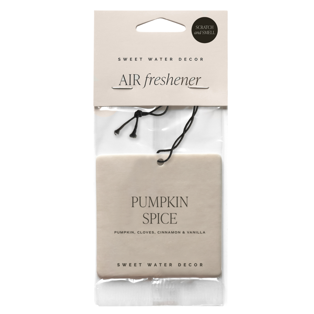 Pumpkin Spice Hanging Air Freshener