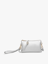 Load image into Gallery viewer, Riley 3 Compartment Crossbody/Wristlet - Slate