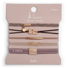 Load image into Gallery viewer, K’lani Faith Hair Tie Bracelets: Medium