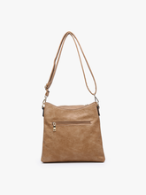 Load image into Gallery viewer, Emma 3 Compartment Crossbody w/ Snap Closure-Rust