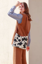 Load image into Gallery viewer, Emma 3 Compartment Crossbody w/ Snap Closure-Rust