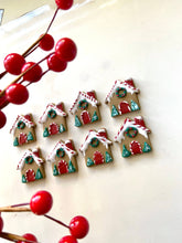 Load image into Gallery viewer, Gingerbread House Dangle Earrings