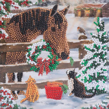 Load image into Gallery viewer, Crystal Art Card Kit - Christmas Friendship