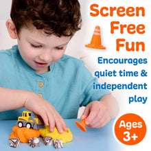 Load image into Gallery viewer, Sensory Mini Play Kit Jar with Cloud Clay - Construction