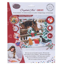 Load image into Gallery viewer, Crystal Art Card Kit - Christmas Friendship