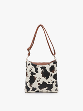 Load image into Gallery viewer, Emma 3 Compartment Crossbody w/ Snap Closure-Rust