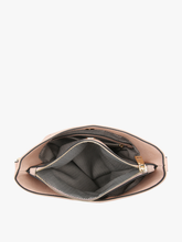 Load image into Gallery viewer, Emma 3 Compartment Crossbody w/ Snap Closure-Rust
