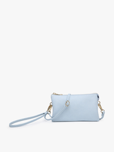 Load image into Gallery viewer, Riley 3 Compartment Crossbody/Wristlet - Slate