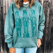 Load image into Gallery viewer, Monochrome Nutcracker Sweatshirt - Forest