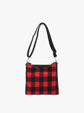 Load image into Gallery viewer, Emma 3 Compartment Crossbody w/ Snap Closure-Rust