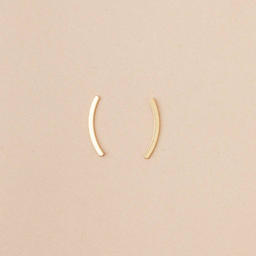 Refined Earring Collection - Comet Curve