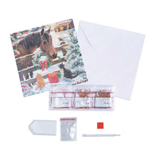 Load image into Gallery viewer, Crystal Art Card Kit - Christmas Friendship