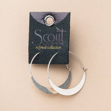 Load image into Gallery viewer, Refined Earring Collection - Crescent Hoop