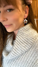 Load image into Gallery viewer, Gingerbread House Dangle Earrings