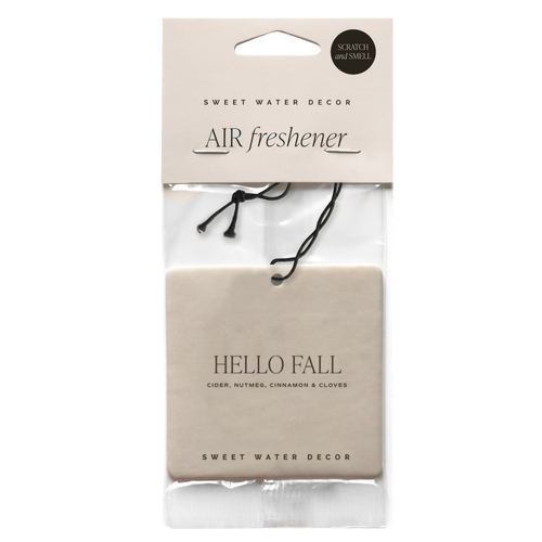 Hello Fall Hanging Air Freshener