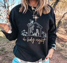 Load image into Gallery viewer, Nativity Sweatshirt - Black