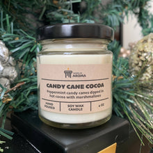 Load image into Gallery viewer, Candy Cane Cocoa Soy Candle