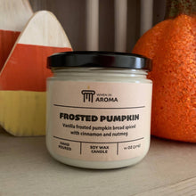 Load image into Gallery viewer, Frosted Pumpkin Soy Candle