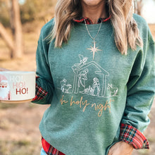Load image into Gallery viewer, Oh Holy Night Nativity Sweatshirt