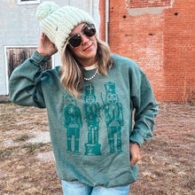 Load image into Gallery viewer, Monochrome Nutcracker Sweatshirt - Forest
