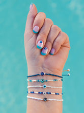 Load image into Gallery viewer, Lotus and Luna Evil Eye Bracelet