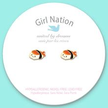 Load image into Gallery viewer, Sushi Time Cutie Stud Earrings