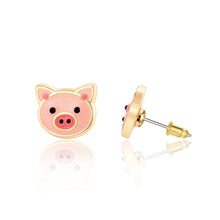 Load image into Gallery viewer, Precious Pig Cutie Stud Earrings