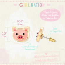 Load image into Gallery viewer, Precious Pig Cutie Stud Earrings