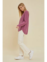 Load image into Gallery viewer, Cozy V-Neck Sweater - Spruce