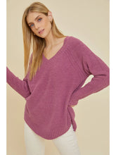 Load image into Gallery viewer, Cozy V-Neck Sweater - Spruce