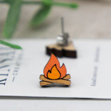 Load image into Gallery viewer, Campfire Stud Earrings