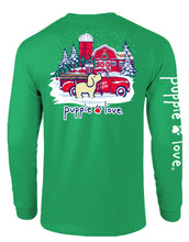 Load image into Gallery viewer, Puppie Love Home For The Holidays Pup Adult Long Sleeves