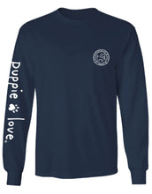 Load image into Gallery viewer, Puppie Love Tacky Christmas House Adult Long Sleeve