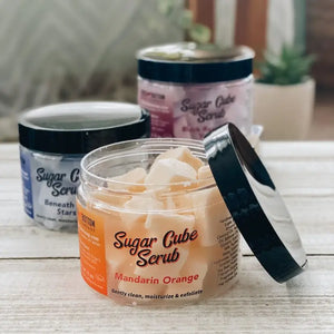 Rock Bottom Soap Company Sugar Cube Scrub-Holiday Berry