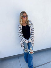 Load image into Gallery viewer, Striped Miley Dot Cardigan