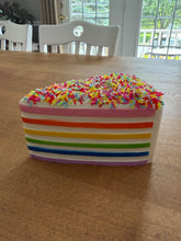Load image into Gallery viewer, Squishy Rainbow Cake Slice